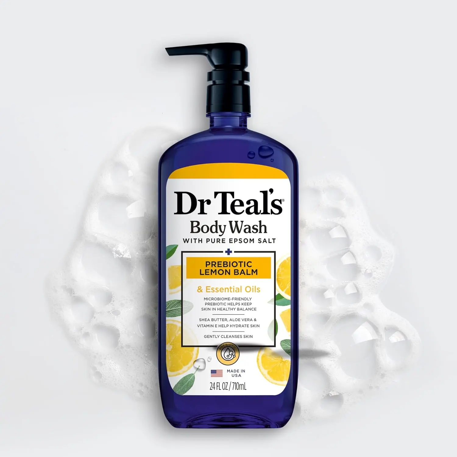 Dr Teals Body Wash : Prebiotic Lemon Balm - Today's Cosmetics
