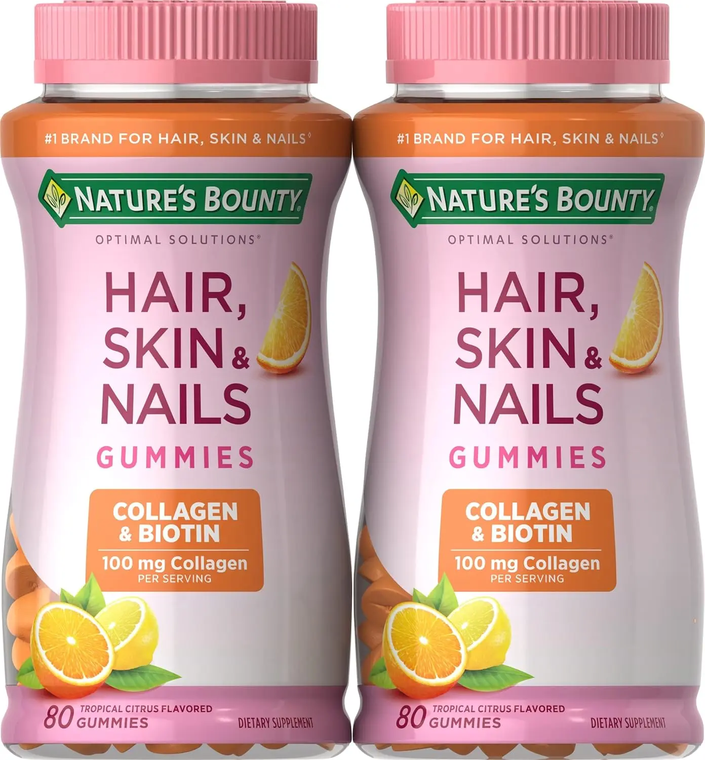 Nature's Bounty Hair, Skin and Nails Gummies Orange - Today's Cosmetics
