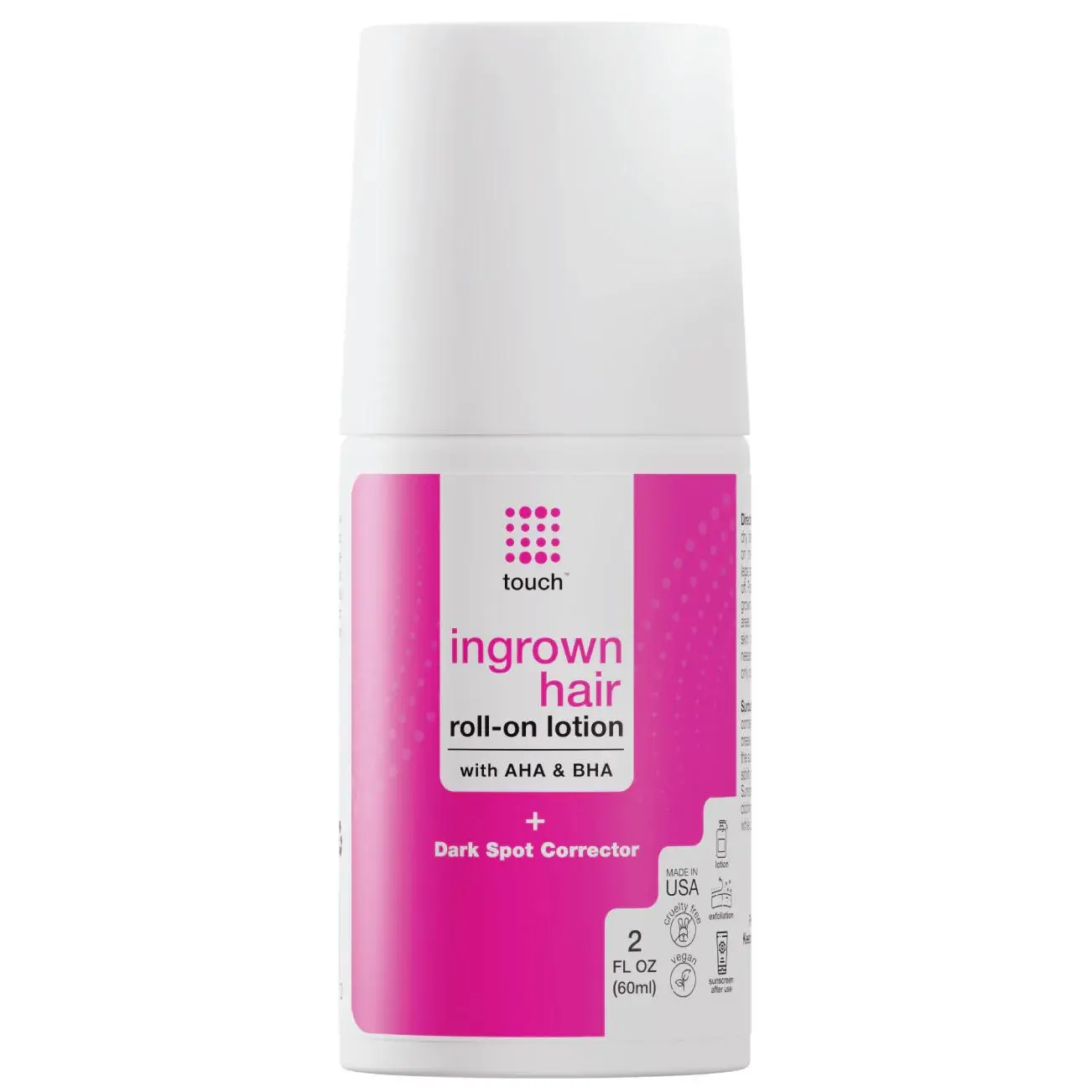 Touch Ingrown Hair Roll-on with AHA & BHA - Today's Cosmetics