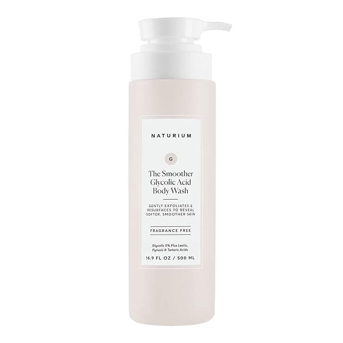 Naturium The Smoother Glycolic Acid Exfoliating Body Wash, - Today's Cosmetics