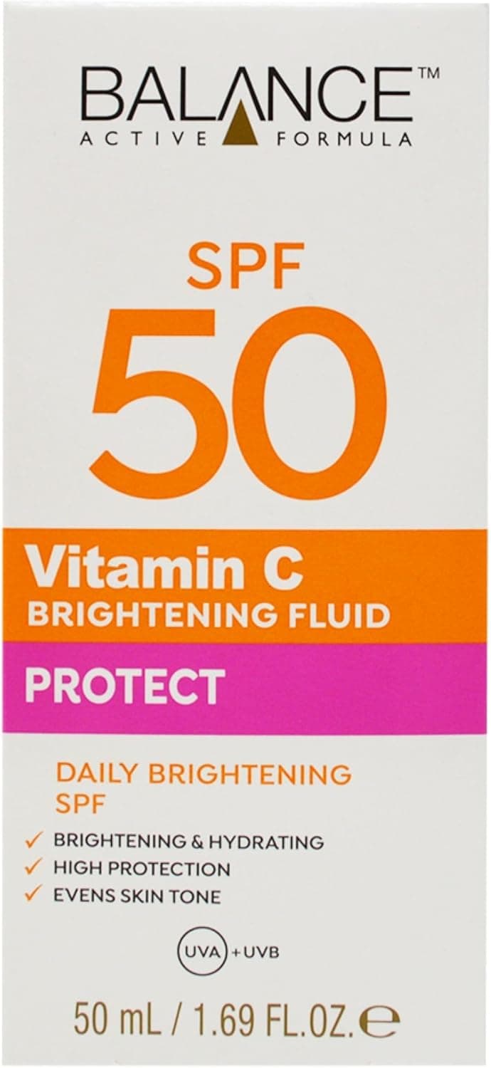 Balance Active Formula SPF 50 Vitamin C Brightening Fluid 50ml - Today's Cosmetics