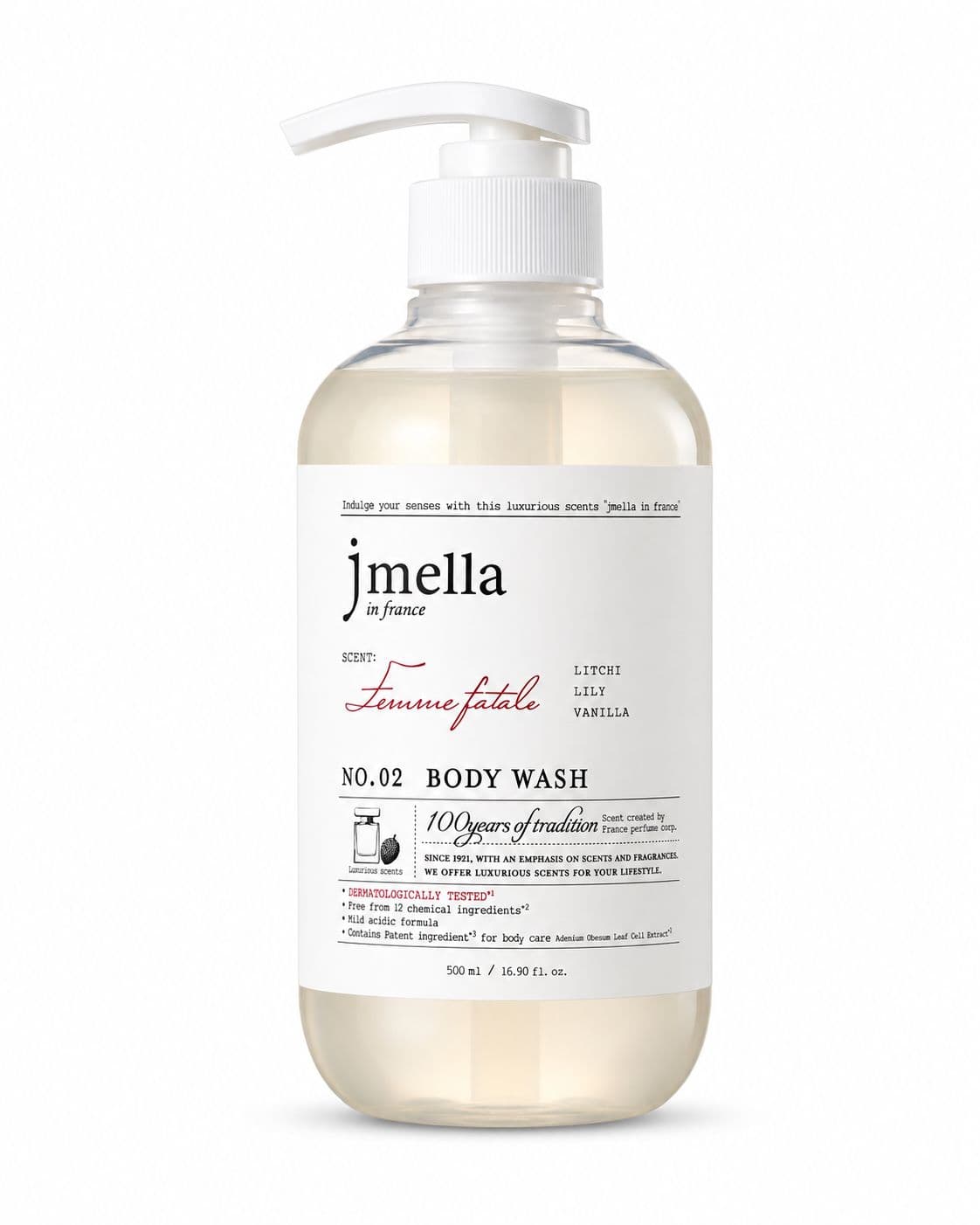 Jmella In France No 02 Femme Fatale Body Wash - Today's Cosmetics