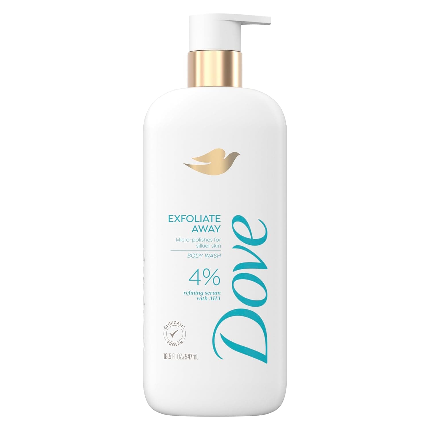 Dove Body Wash Exfoliate Away 4% AHA Body Wash - Today's Cosmetics